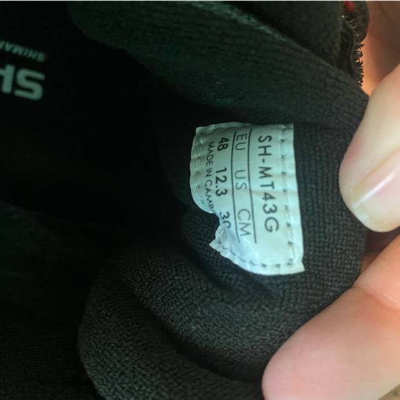 Shimano Pedaling Dynamics Men's Cycling Shoes Gray & Red Size 11/48 - Picture 11 of 11